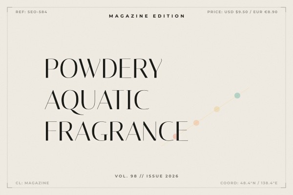 powdery aquatic fragrance