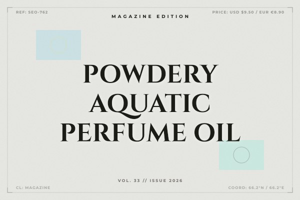 powdery aquatic perfume oil